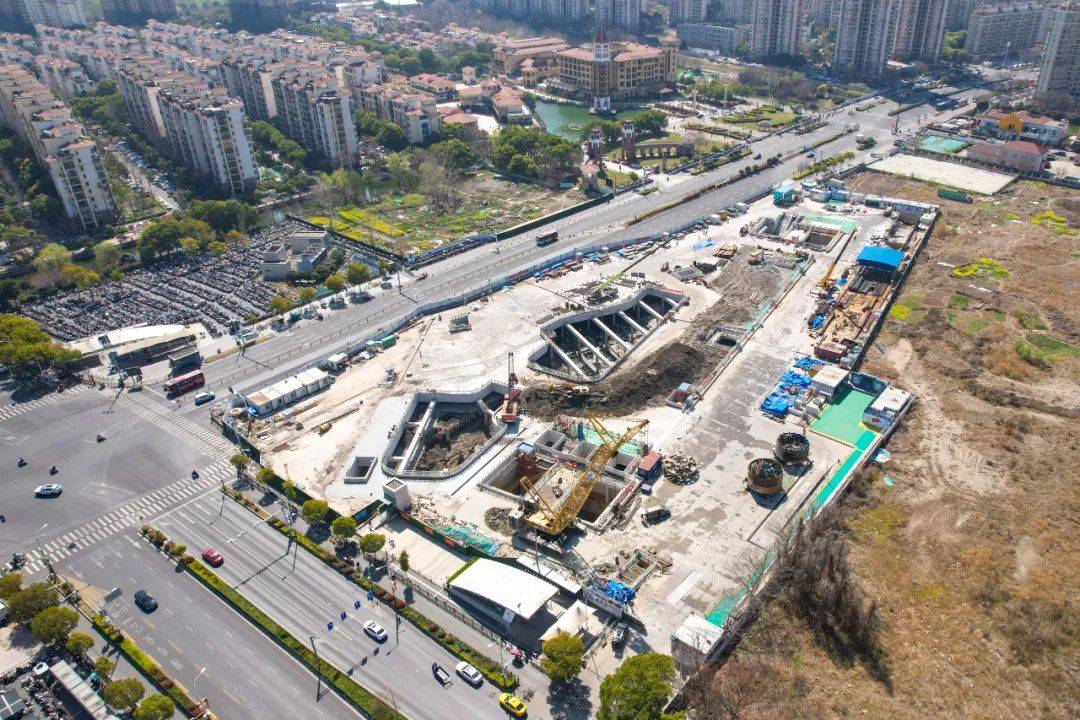 11号线与3号线换乘通道开挖