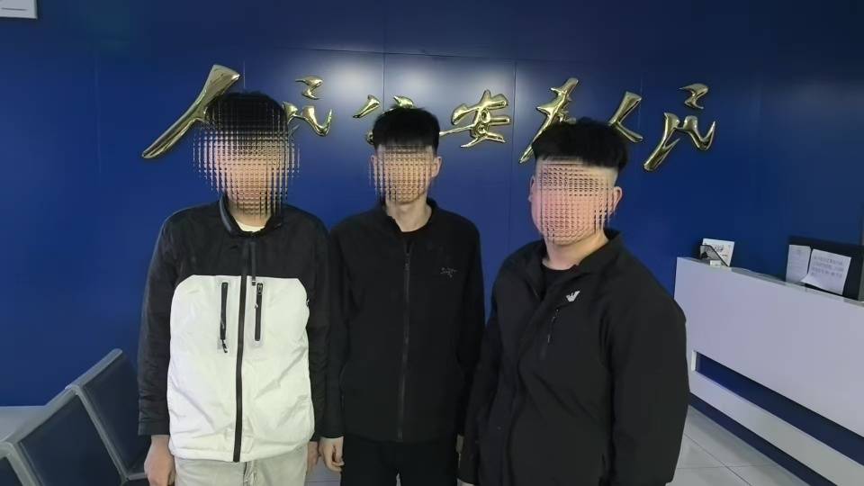 27日凌晨，仨小偷趁夜色进入哈尔滨一小区行窃，仨保安拎着铁锹将其制服