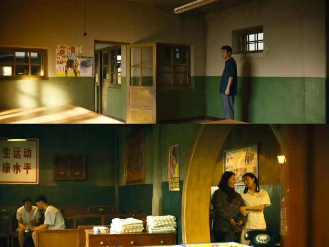 年代剧的墙，为什么都是上白下绿？